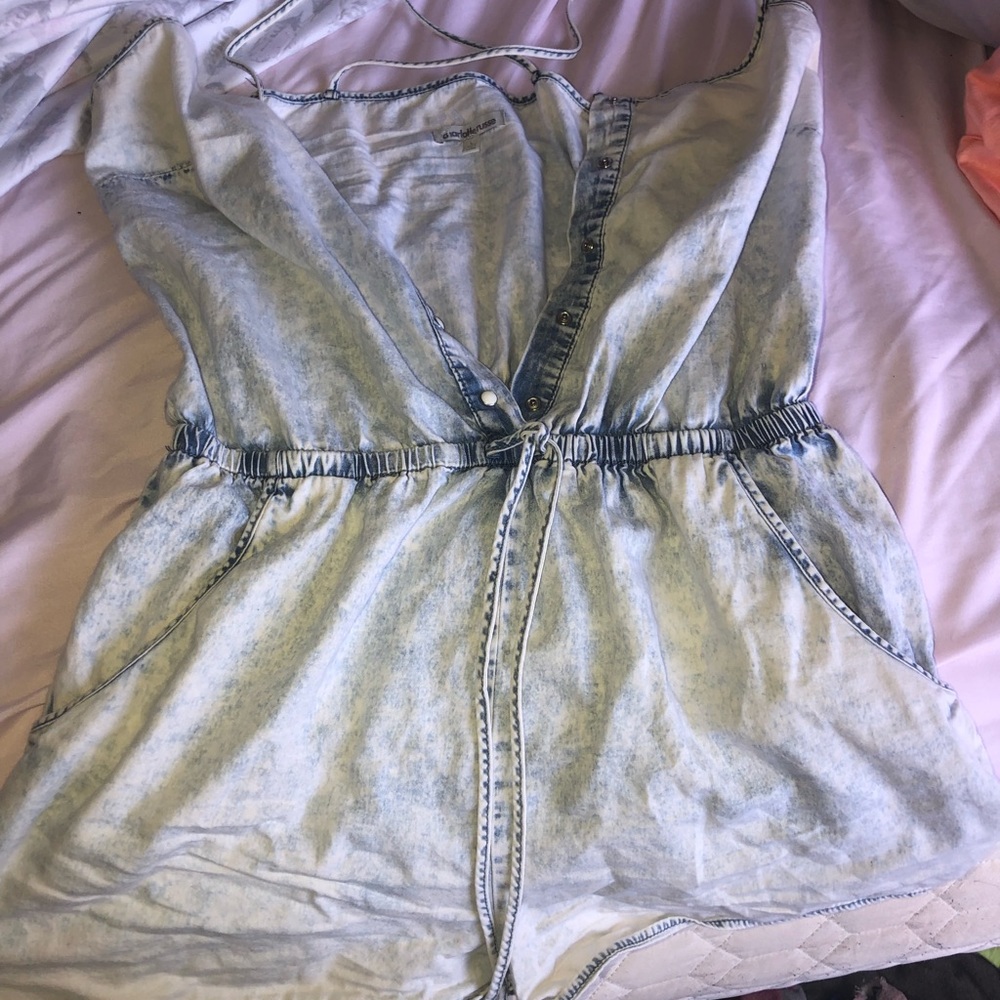 denim romper